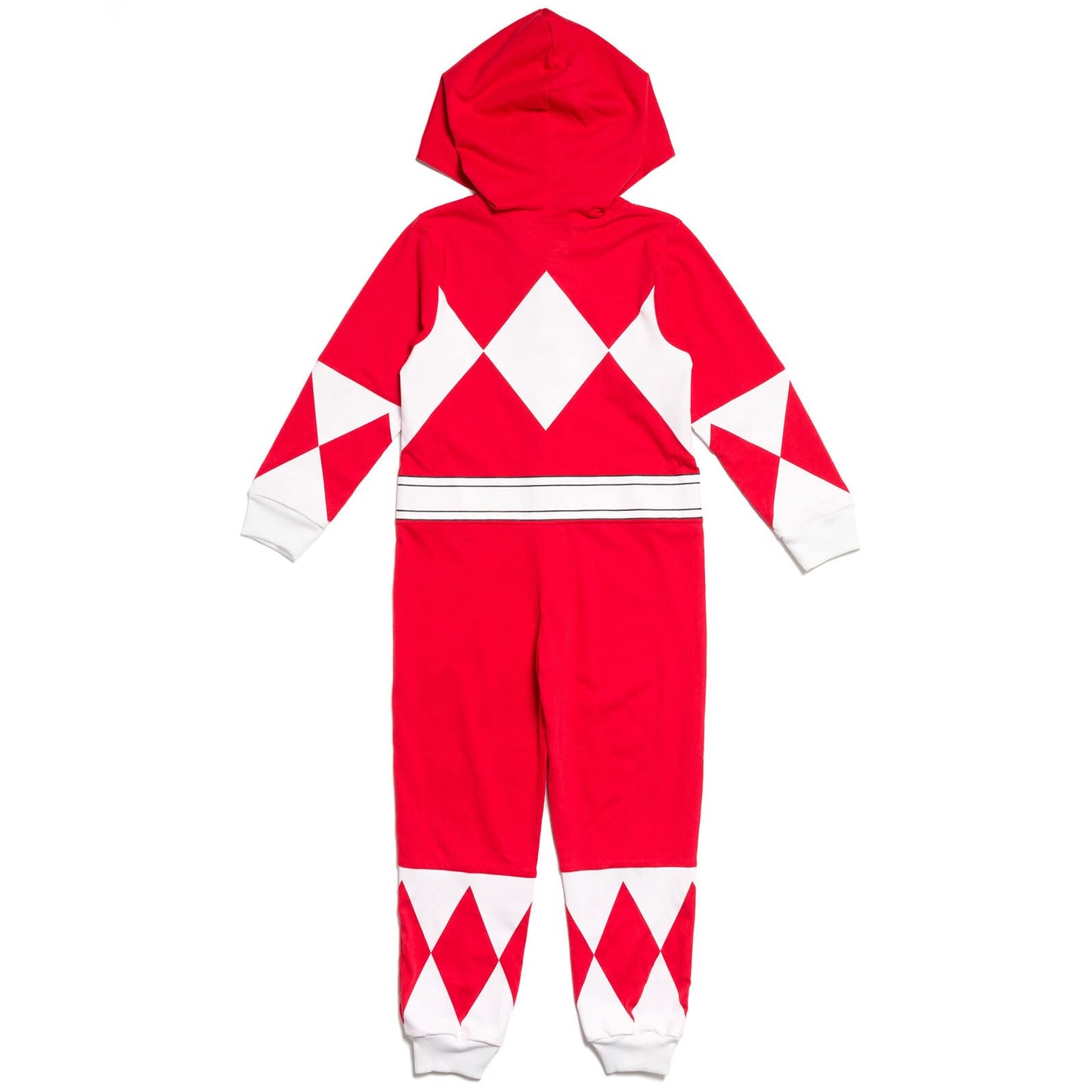Power Rangers Red Ranger Toddler Boys Zip Up Cosplay Coverall 3T