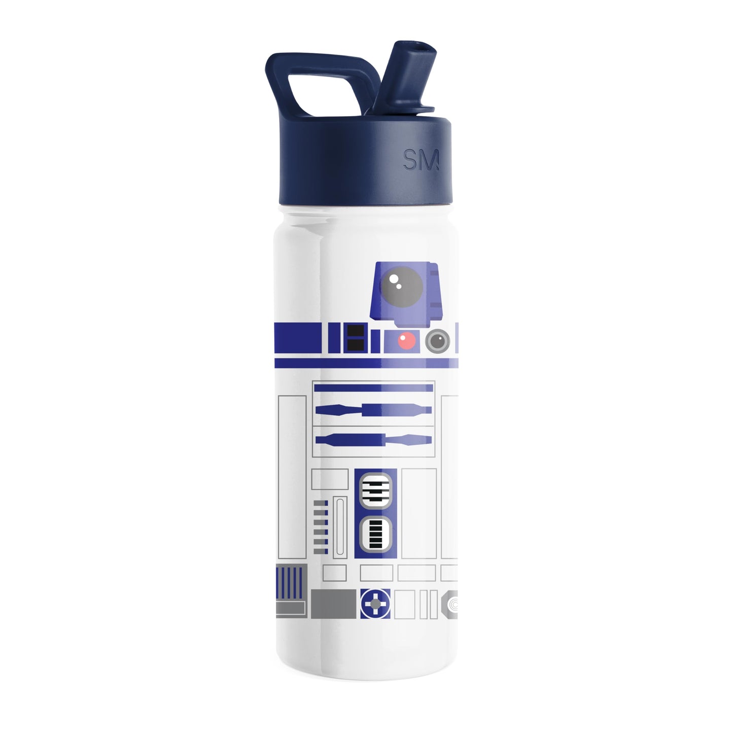 Simple Modern Star Wars R2D2 Water Bottle for Kids | Reusable Cup with Straw Lid Insulated Stainless SteelTumbler Gifts for Todd