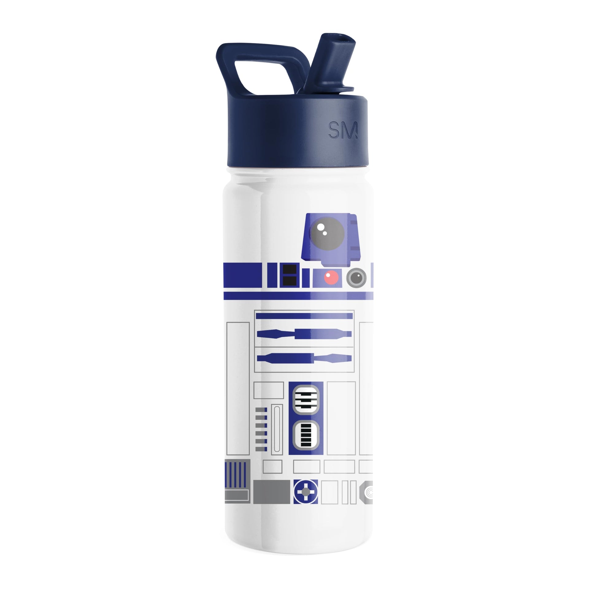 Simple Modern Star Wars R2D2 Water Bottle for Kids | Reusable Cup with Straw Lid Insulated Stainless SteelTumbler Gifts for Todd