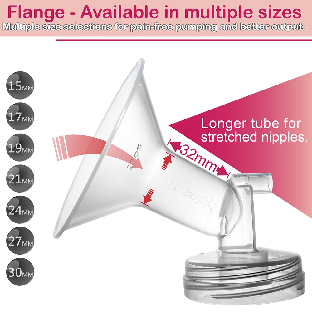 Nenesupply 27Mm Flange And Duckbil Valves Compatible With Spectra S1 Spectra S2 Breastpump Replacement To Spectra Pump Parts And