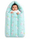 LAKHMORVI 3 in 1 Baby Sleeping Bag for Newborn | Soft Cotton Baby Wrapper with Hood | Warm Baby Carry Nest | Zip Closure Sleepin