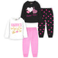 Trampoline Girls Pack of 2 Printed Night Suits of TShirt & Pajama(TRMNSS119_2) Multicolour