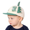 Snowie Soft Dinosaur Baseball Baby Cap For Baby Boy 03 Years, Upf50+ Short Brim Sun Hat Cute Children Cap Summer Outdoor Beach 