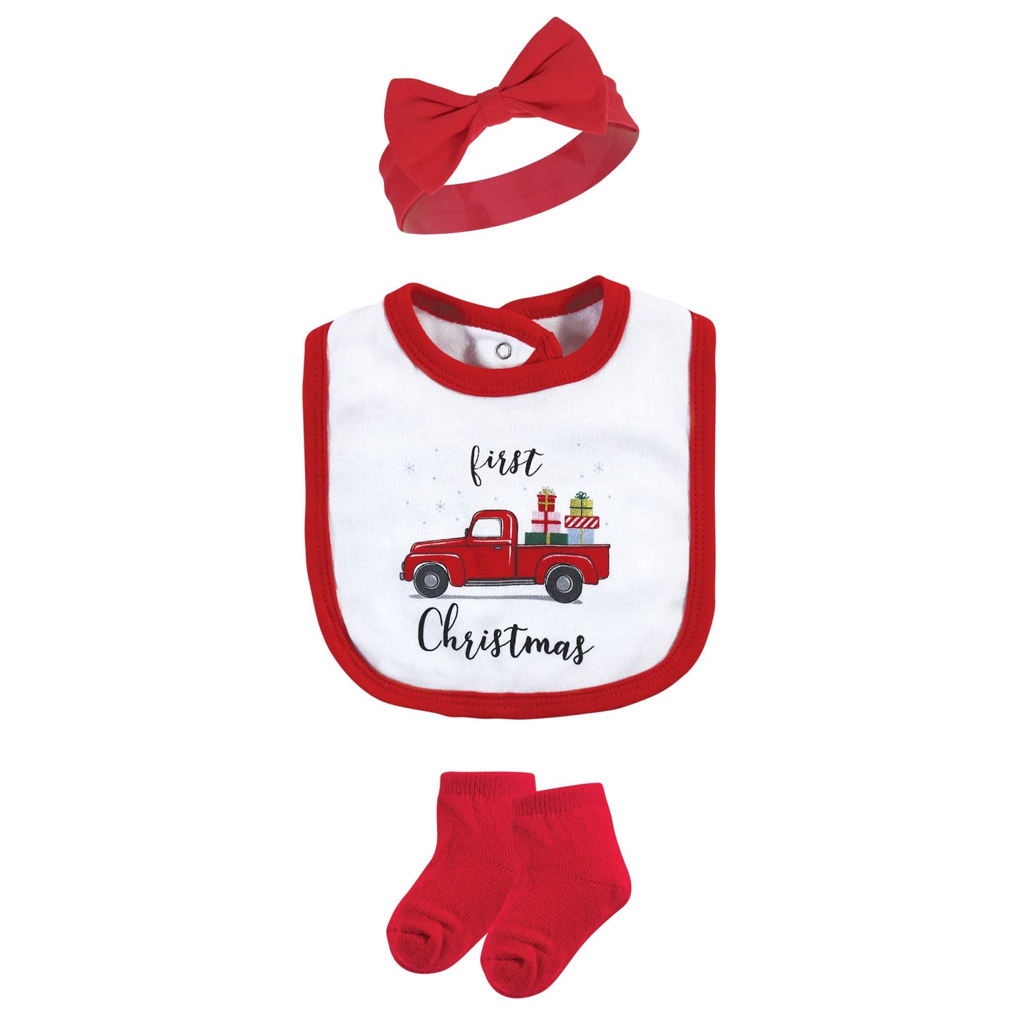 Hudson Baby Baby Girls Hudson Unisex Cotton Layette Set, Christmas Gift, 9-12 Months And Toddler T Shirt Set, Christmas Gift, Mo