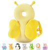 JunNeng Baby Head Protector Backpack, Toddler Walking Fall Head Protection,Yellow Butterfly
