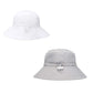 Baby Sun Hat Toddler Summer Upf 50+ Sun Protection Baby Boy Beach Hats Adjustable Baby Girl Wide Brim Kid Bucket Cap Gray+White