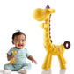 Kidology Giraffe Shaped Teether For Babies 6+ Months  Bpa Free Silicone Teething Toys For Infants | Safe And Soft Chewable Toy 