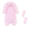 HNHUAMING Infant Car Seat Insert, Baby Car Seat Head & Body Support with 2 Straps Pads, Ultra Soft Newborn Preemie Carseat Inser