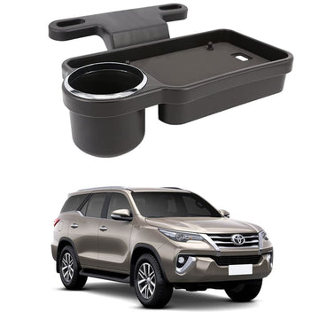Oshotto (FT04) Foldable Car Auto Headrest Rear Back Seat Table Drink Food Cup Tray Holder Compatible with Toyota Urban Cruiser 