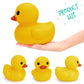 XL Jumbo Large Rubber Duck Bath Toy - No Hole Giant Duck, Waterproof Big Duckie Baby Shower Water Toy Without Hole for Kids Home