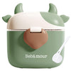 Bebamour Baby Formula Dispenser, Bpa Free Portable Milk Powder And Candy Fruit Snack Storage Container With Scoop And Leveller F
