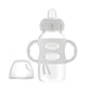 Dr. Brown'S Milestones Wide-Neck Sippy Bottle With 100% Silicone Handles,Easy-Grip Bottle With Soft Sippy Spout,9Oz/270Ml,Bpa Fr