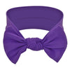 Babygiz Baby Girl Headbands-Infant,Toddler Cotton Handmade Hairbands With Bows Child Hair Accessories (Purple)
