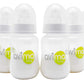 Avima 4 Oz Anti Colic Newborn Baby Bottles, Bpa Free, Standard Neck With Slow Flow Nipples (Set Of 8)