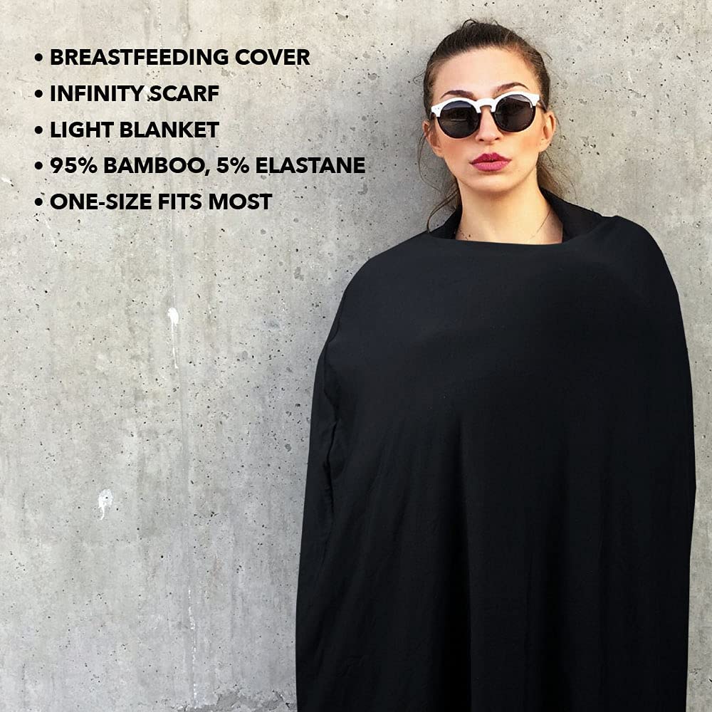 Mothera Baby Car Seat Cover Multi-Use Nursing Covers For Breastfeeding Baby Must Haves For First Time Mom Infant Stroller Cover
