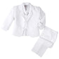 Spring Notion Baby Boys' Classic Fit Formal White Dress Suit Set 2T