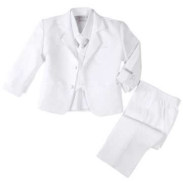 Spring Notion Baby Boys' Classic Fit Formal White Dress Suit Set 2T