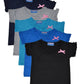 Clever Baby Girls Tshirt(ZCGT004PC5091213Yrs_Multi_1213 Years)