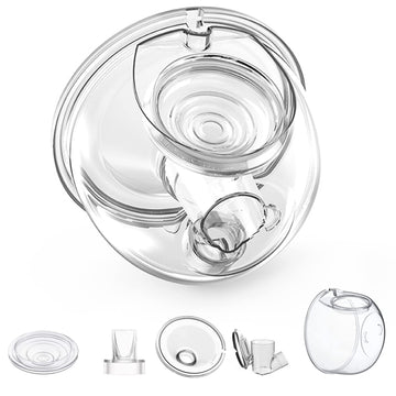 Wearable Breast Pump Accessories Milk Collector Cup,Compatible With S9/S10/S12 Wearable Breast Pump,Overall Collector Cup 24Mm