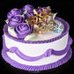 Kuzhi Wedding Party Baby Circle Round Mini Crown Tiara (Gold)