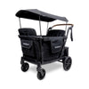 WONDERFOLD L4 Quad Stroller Wagon (4 Seater) - Collapsible Wagon Stroller with Seats with 5-Point Harnesses, Side Entrance, and 