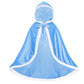 Century Star Girl Fur Princess Cape With Hood Girls Cloak For Little Girls Christmas Blue 2-3 Years