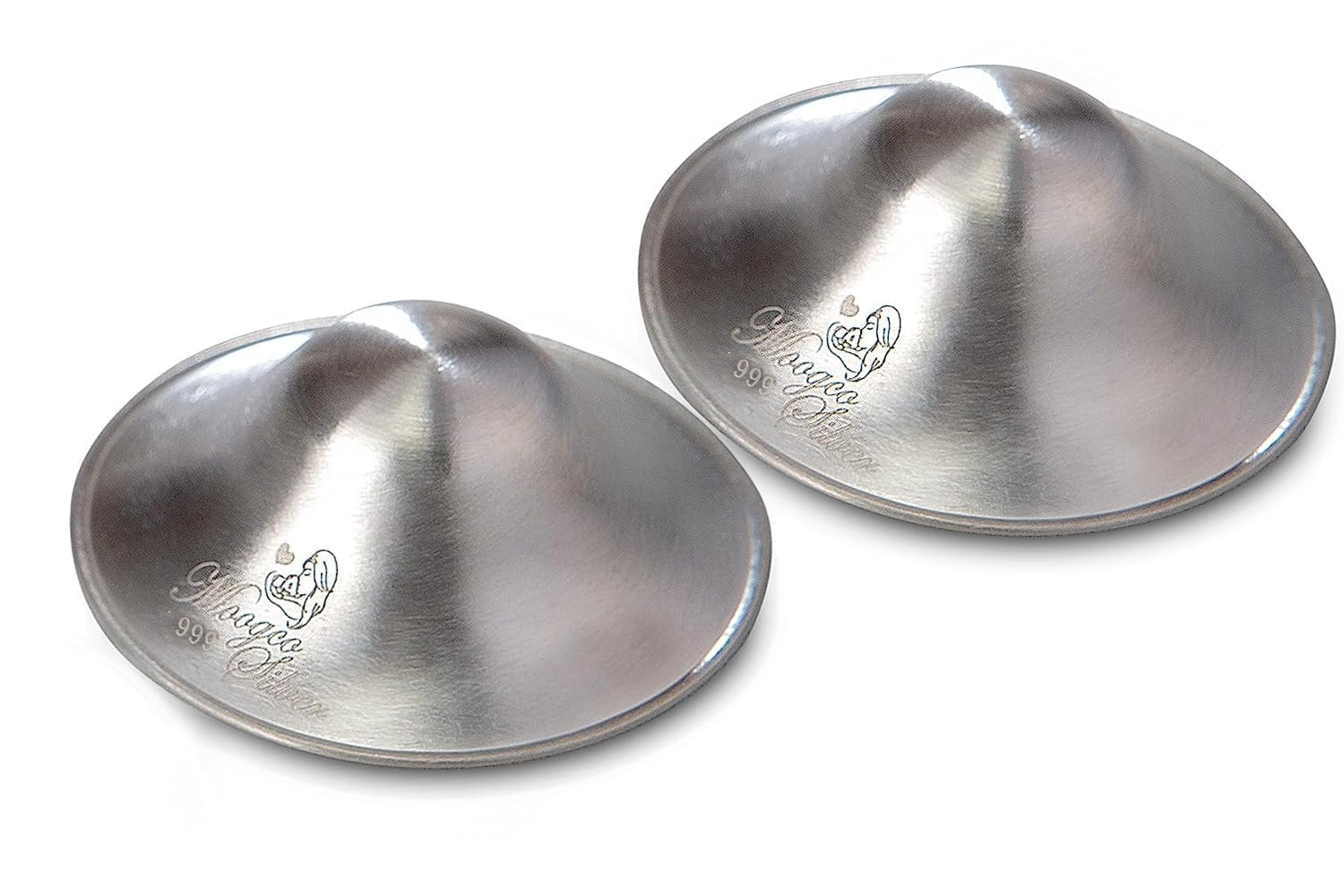 Moogco 999K - The Original Silver Nursing Cups - 999K Silver Cups - Ni ...