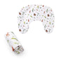 Boppy Nursing Pillow Cover, Neutral Plants And Animals, Single Cover, Easy-On Slipcover With Extra Soft 100% Polyester Microfibe