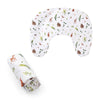 Boppy Nursing Pillow Cover, Neutral Plants And Animals, Single Cover, Easy-On Slipcover With Extra Soft 100% Polyester Microfibe