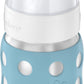 Lifefactory 8-Ounce Stainless-Steel Vacuum-Insulated Wide-Neck Baby Bottle With Hard Sippy, Denim, Ls2221Wde4