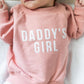 Creairy Newborn Baby Girl Outfits Daddys Girl Sweatshirt Long Sleeve T-Shirt Tops Pants Set Sweatsuit Toddler Fall Clothes (Pink