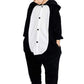 Canasour Cat Onesie Halloween Kids Cosplay Costume For Girls Animal Unisex Outfuit One Piece Hooded Farm Soft Pajamas Black Part