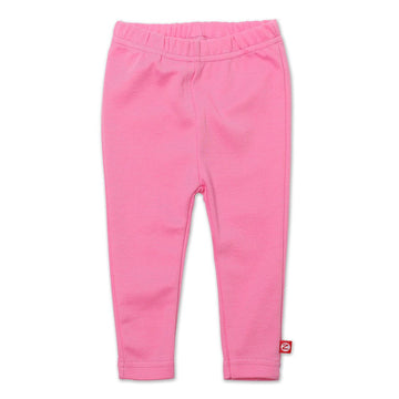 Zutano Baby-Girls Infant Primary Solid Skinny Legging, Hot Pink, 6 Months
