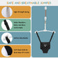 Ragozonery 2 In 1 Baby Jumper With Toddler Swing, Baby Jumpers And Bouncers,Indoor Outdoor Toddler Swing Set, Cotton, White