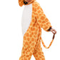 Xinhauli Unisex Kids Giraffe Onesie, Flannel Cosplay Animal Costume Halloween Onesie Pajamas Home Clothing