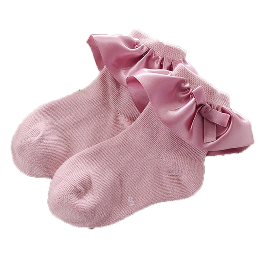 Colorful Childhood Baby Socks Toddler Girls Princess Ruffles Short Socks (0-2T(S), Style A)