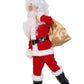 Adomi Children'S Deluxe Santa Suit 10Pc. Christmas Child Santa Claus Kids Halloween Costume Cosplay Xs
