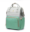 House Of Quirk Baby Diaper Bag Maternity Backpack (Green Stripe)