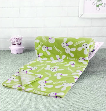 First Kick Baby Blankets Newborn Hooded Soft Wrapper Durable Fleece Polyester Cum Towel for Baby Boys and Baby Girls(100 cm x 75
