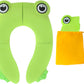 Pokanic Toilet Potty Training Seat Cover, Travel Toilet Seat, Folding Non Slip Silicone Pads, Travel Portable Reusable Kids Todd