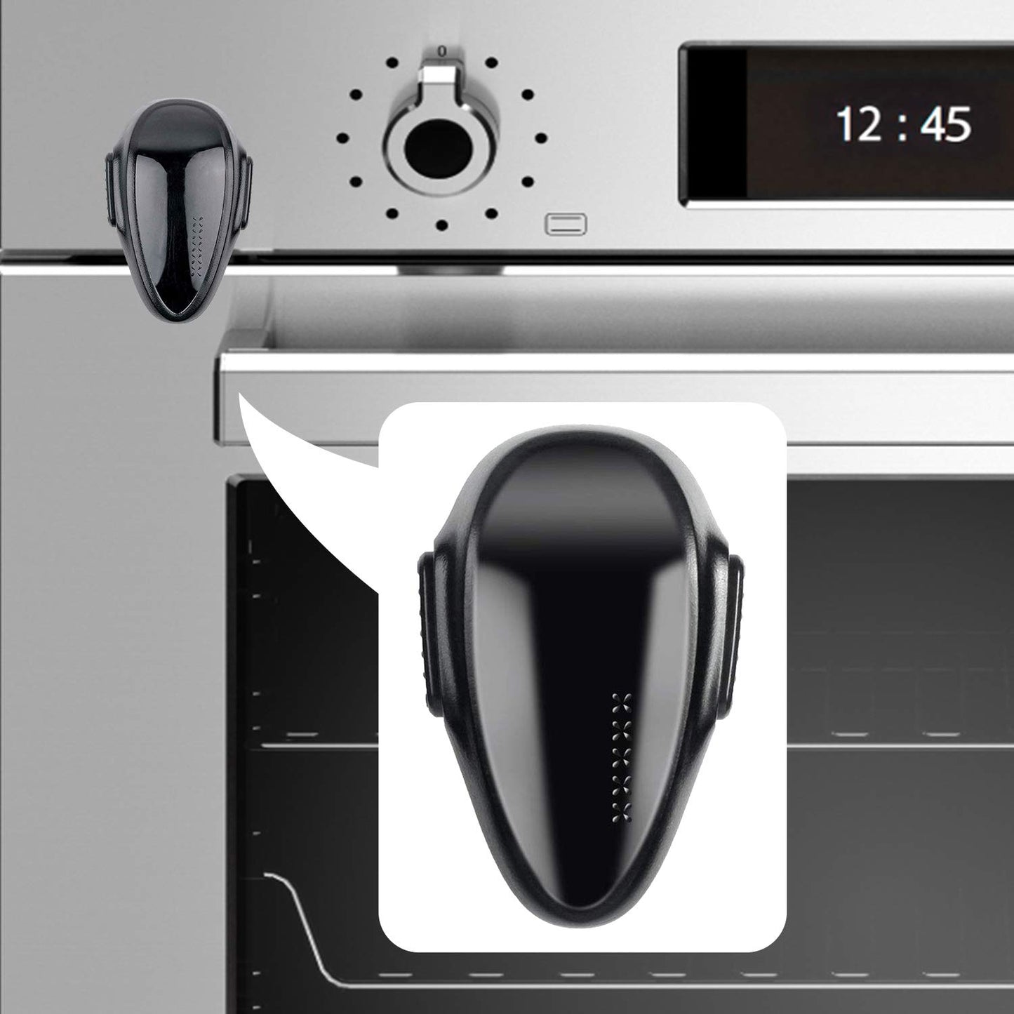 Oven Door Lock Child Safety, Heat-Resistant Easy To Install, Childproof Oven Locks For Toddlers, No Screws Or Drills Swivel Mech