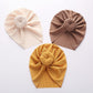 Baby Hats Newborn Baby Turban Baby Girls Hospital Hat Infant Toddler Kid Hat Big Hair Bow Top Knot Head Wrap