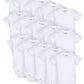 Gerber Baby 15 Piece Onesies Bodysuit Multi Size Pack, White, 6-9 Months