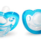 Razbaby Jollypop Baby Pacifier Newborn, 0-3M (Blue, 10 Count)