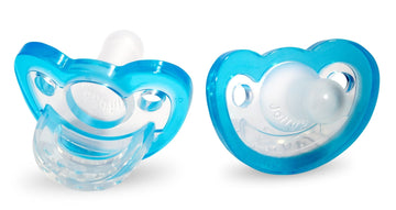 Razbaby Jollypop Baby Pacifier Newborn, 0-3M (Blue, 10 Count)