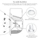 Pdfans Wearable Breast Pump Parts Milk Collector Cup Flange 24Mm Compatible With Momcozy/Tsrete S9/S10/S12 Breast Pump Replaceme