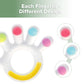Haakaa Palm Teether - Soft Silicone Baby Soothing Teether Pacifier - Frozen Teething Toy for 3M+ Babies - BPA Free (1 Pack)