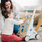 Beright Wooden Baby Walker, Wooden Baby Push Walker, Learning Activity Toys, Baby Push Toy Multiple Activities Center, Gift for