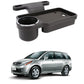 Oshotto (FT04) Foldable Car Auto Headrest Rear Back Seat Table Drink Food Cup Tray Holder Compatible with Tata Aria  Black