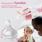 Nenesupply Natural Baby Bottles Newborn Feeding Bottles Slow Flow Breastfeeding Bottle For Breastfed Babies Wide Neck 9Oz Anti C